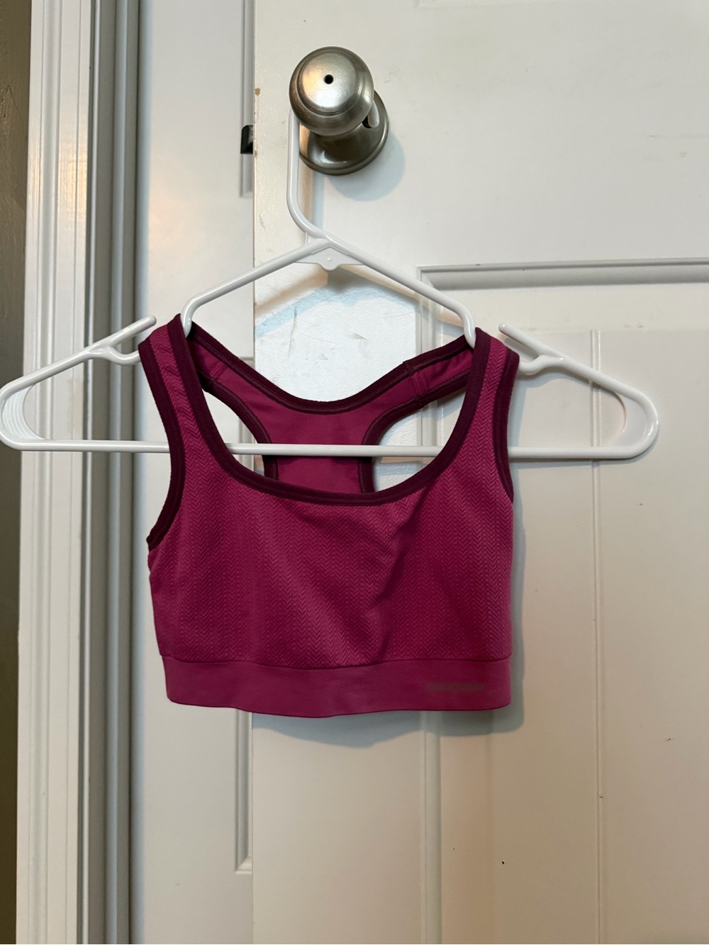 Patagonia Plum/Purple Racerback Sports Bra